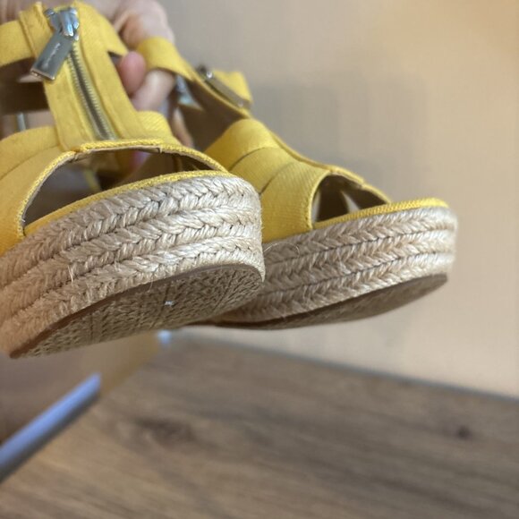 Michael Kors Berkley Wedge Sandals - Picture 8 of 11